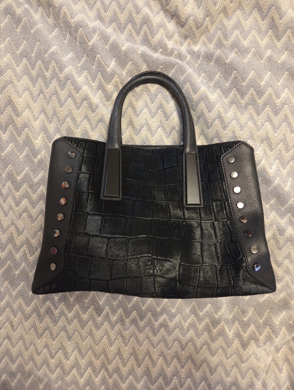 DKNY Crocodile Embossed Purse